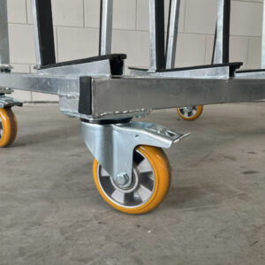 Zwaarlast zwenkwiel platenkar